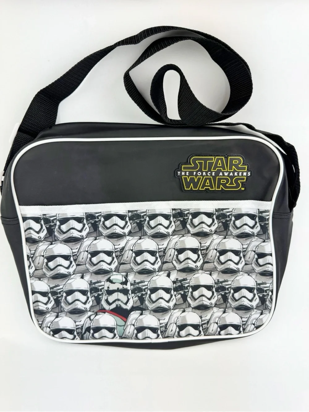 Star Wars Episode 7 Messenger Bag Black Stormtrooper Print Crossbody